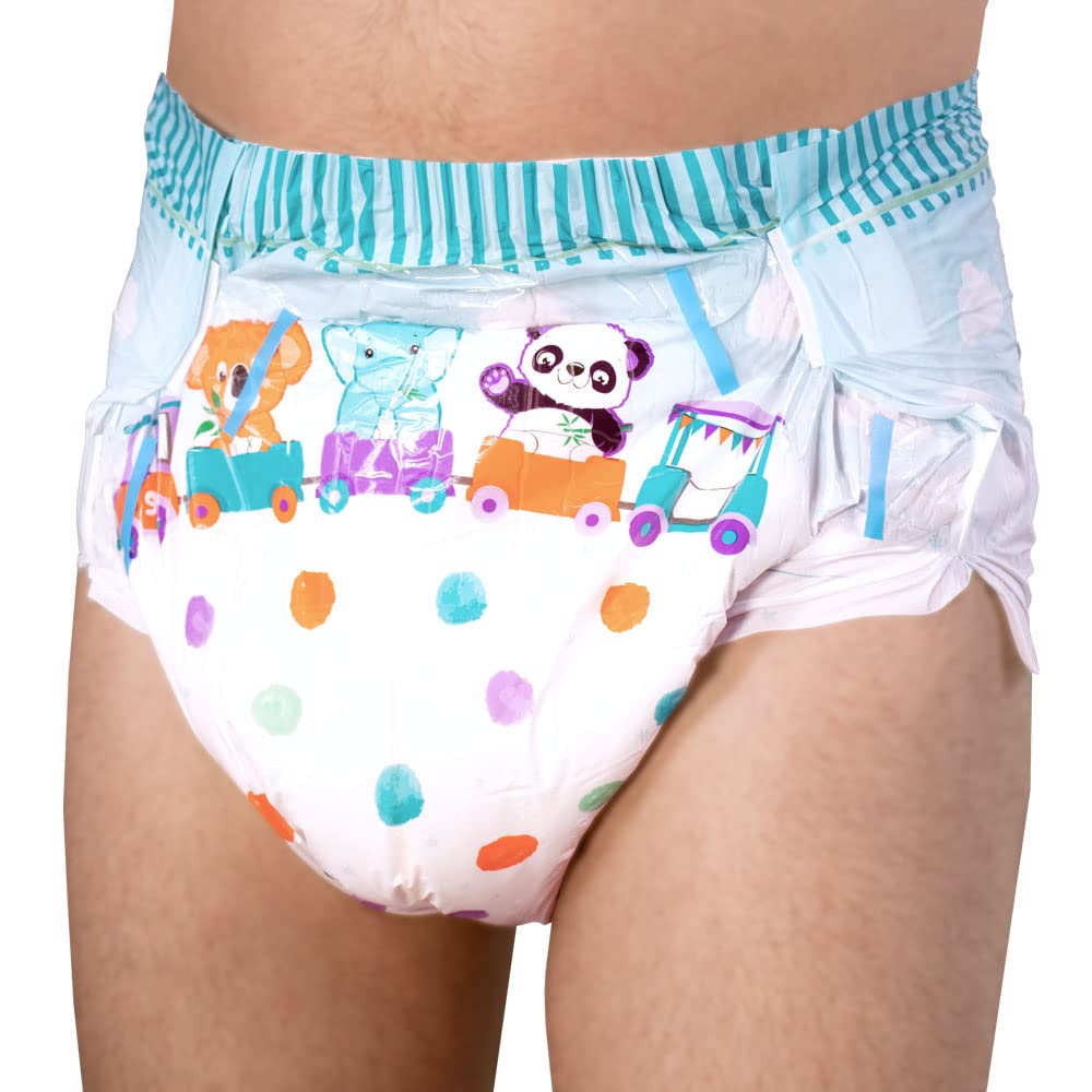 Amazon.com: Rearz - Critter Caboose Brief Adult Printed Diapers